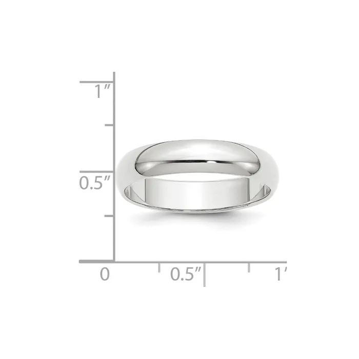 Solid 10K Yellow Gold White Gold 5mm HalfRound MensWomens Wedding Band Ring Size 65 Goldia Rings Solid 10K Yellow Gold White Gold 5mm HalfRound MensWomens Wedding Band Ring Size 65 Goldia Rings