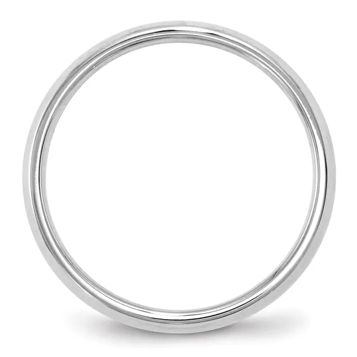 Solid 18K White Gold 25mm Knife Edge Comfort Fit MensWomens Wedding Band Ring Size 7 Goldia Rings Solid 18K White Gold 25mm Knife Edge Comfort Fit MensWomens Wedding Band Ring Size 7 Goldia Rings