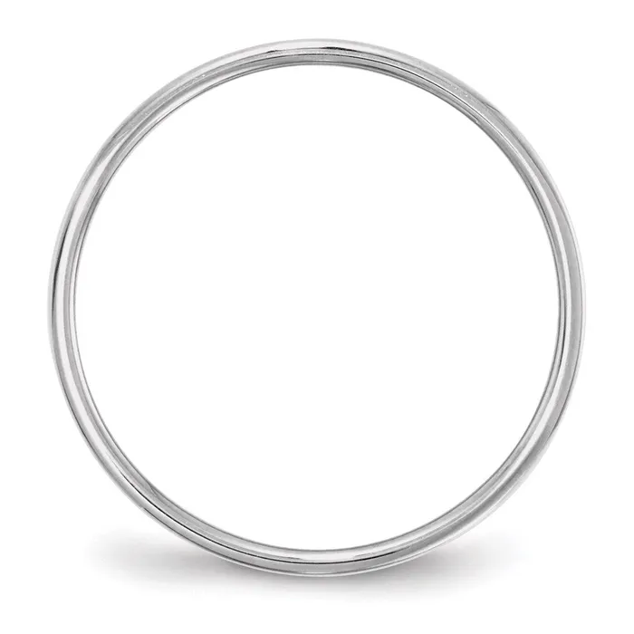 Solid 18K White Gold 5mm Light Weight Flat MensWomens Wedding Band Ring Size 9 Goldia Rings Solid 18K White Gold 5mm Light Weight Flat MensWomens Wedding Band Ring Size 9 Goldia Rings