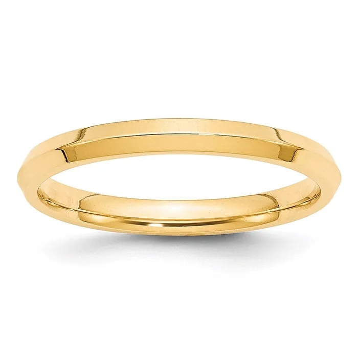 Solid 18K Yellow Gold 25mm Knife Edge Comfort Fit MensWomens Wedding Band Ring Size 115 Goldia Rings Solid 18K Yellow Gold 25mm Knife Edge Comfort Fit MensWomens Wedding Band Ring Size 115 Goldia Rings