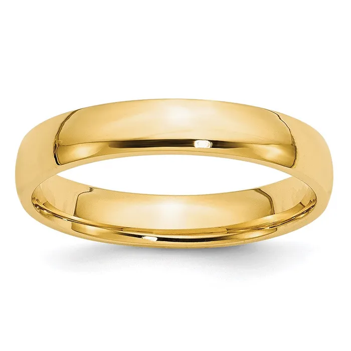 Solid 18K Yellow Gold 4mm Light Weight Comfort Fit MensWomens Wedding Band Ring Size 55 Goldia Rings Solid 18K Yellow Gold 4mm Light Weight Comfort Fit MensWomens Wedding Band Ring Size 55 Goldia Rings