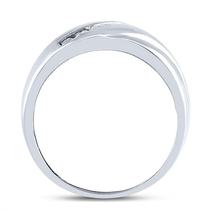 Sterling Silver Round Diamond Band Ring 14 Cttw gndatlanta Rings
