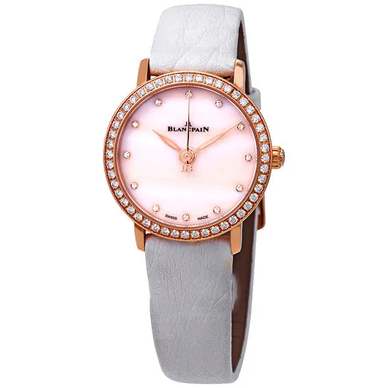 Watches JMS always Original Blancpain 18kt Rose Gold Automatic Mother of Pearl Diamond Dial Ladies Watch 61022954C95A Watches JMS always Original Blancpain 18kt Rose Gold Automatic Mother of Pearl Diamond Dial Ladies Watch 61022954C95A