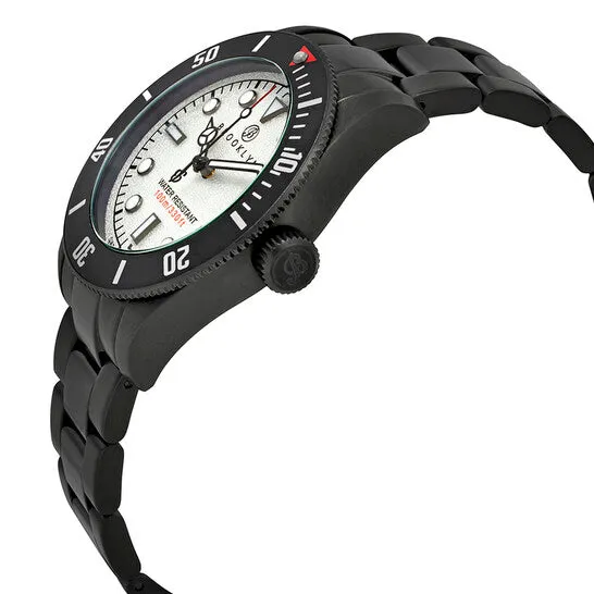 Watches JMS always Original Brooklyn Watch Co Black Eyed Pea White Dial Mens Watch 306B22BBBLK Watches JMS always Original Brooklyn Watch Co Black Eyed Pea White Dial Mens Watch 306B22BBBLK
