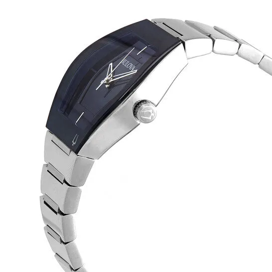Watches JMS always Original Bulova Quartz Blue Dial Stainless Steel Ladies Watch 96L293 Watches JMS always Original Bulova Quartz Blue Dial Stainless Steel Ladies Watch 96L293