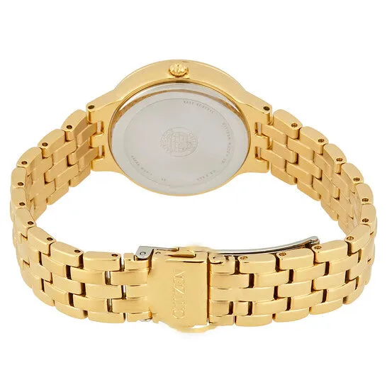 Watches JMS always Original Citizen Silhouette Crystal EcoDrive Champagne Dial Ladies Watch FE208251P Watches JMS always Original Citizen Silhouette Crystal EcoDrive Champagne Dial Ladies Watch FE208251P