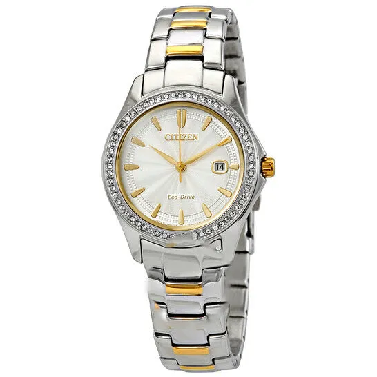 Watches JMS always Original Citizen Silhouette Crystal Silver Dial Ladies Watch Set FE114469A Watches JMS always Original Citizen Silhouette Crystal Silver Dial Ladies Watch Set FE114469A