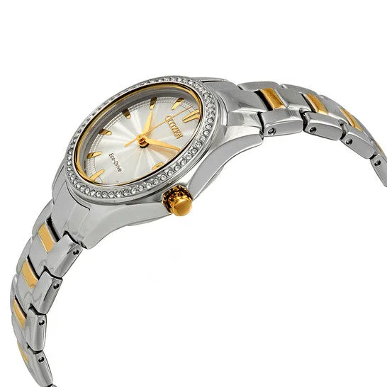 Watches JMS always Original Citizen Silhouette Crystal Silver Dial Ladies Watch Set FE114469A Watches JMS always Original Citizen Silhouette Crystal Silver Dial Ladies Watch Set FE114469A
