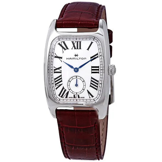 Watches JMS always Original Hamilton Boulton Silver Dial Red Leather Ladies Watch H13421811 Watches JMS always Original Hamilton Boulton Silver Dial Red Leather Ladies Watch H13421811