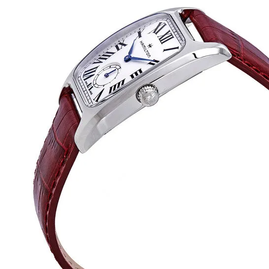 Watches JMS always Original Hamilton Boulton Silver Dial Red Leather Ladies Watch H13421811 Watches JMS always Original Hamilton Boulton Silver Dial Red Leather Ladies Watch H13421811
