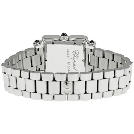 Watches JMS always Original Preowned Chopard Happy Sport Square White with 7 Floating Diamonds Dial Ladies Watch 2783493006 Watches JMS always Original Preowned Chopard Happy Sport Square White with 7 Floating Diamonds Dial Ladies Watch 2783493006