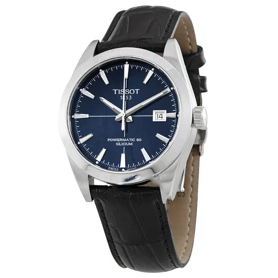 Watches JMS always Original Tissot Gentleman Powermatic 80 Automatic Blue Dial Watch T1274071604101