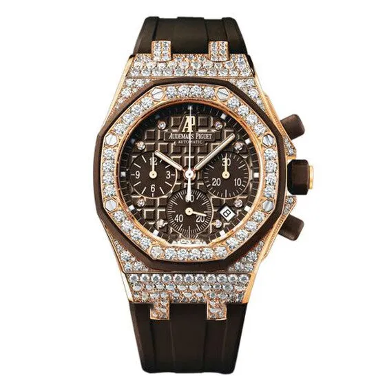 Watches Original Audemars Piguet Royal Oak Diamond Chronograph 18 kt Rose Gold Ladies Watch 26092OKZZD080CA01 JMS always Watches Original Audemars Piguet Royal Oak Diamond Chronograph 18 kt Rose Gold Ladies Watch 26092OKZZD080CA01 JMS always