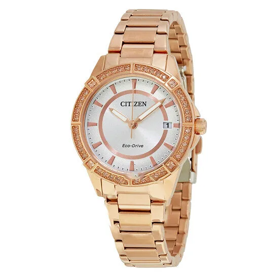 Watches Original Citizen Drive Silver Dial Ladies Watch FE606353A JMS always Watches Original Citizen Drive Silver Dial Ladies Watch FE606353A JMS always
