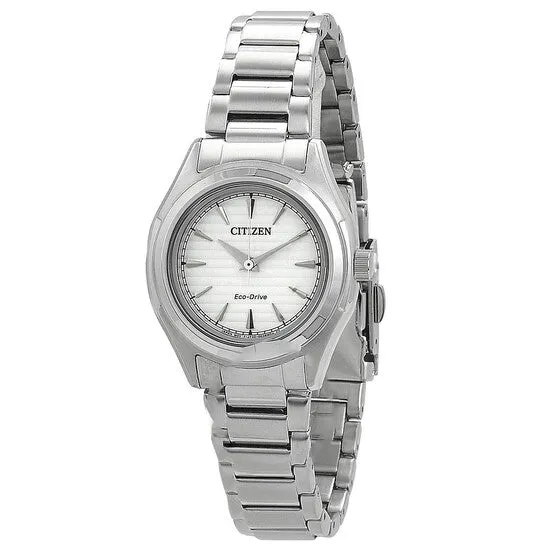 Watches Original Citizen EcoDrive Silver Dial Ladies Watch FE211081A JMS always Watches Original Citizen EcoDrive Silver Dial Ladies Watch FE211081A JMS always