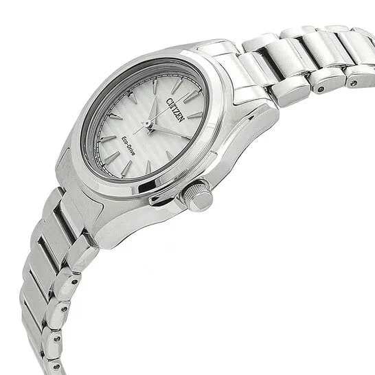 Watches Original Citizen EcoDrive Silver Dial Ladies Watch FE211081A JMS always Watches Original Citizen EcoDrive Silver Dial Ladies Watch FE211081A JMS always