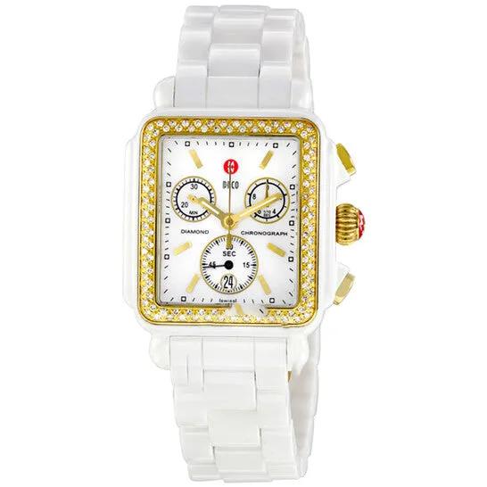Watches Original Michele Deco Ceramic Diamond Watch MWW06F000003 JMS always Watches Original Michele Deco Ceramic Diamond Watch MWW06F000003 JMS always