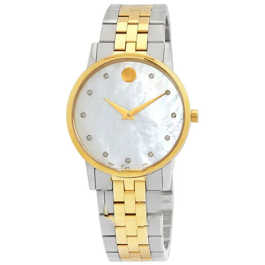 Watches Original Movado Museum Classic Quartz Diamond Ladies Watch 0607630 JMS always